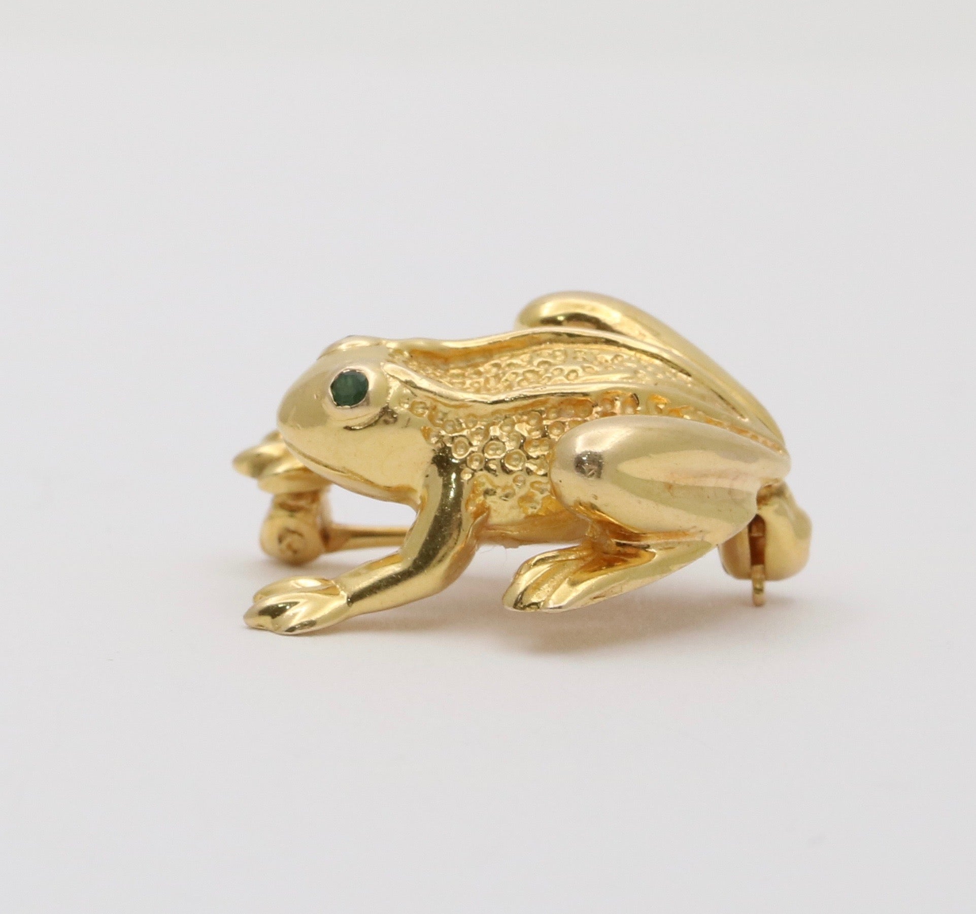 Vintage 14K Gold Frog Pin – Alpha & Omega Jewelry